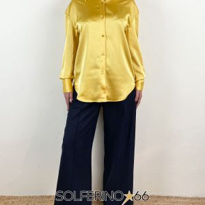 WEILI ZHENG CAMICIA SATIN YELLOW