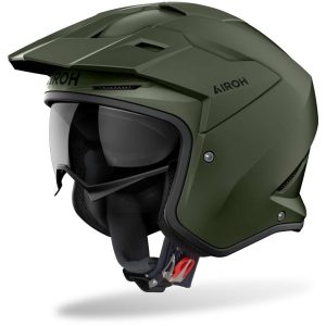 Casco Jet Airoh KOMBAKT Color Military Green Matt