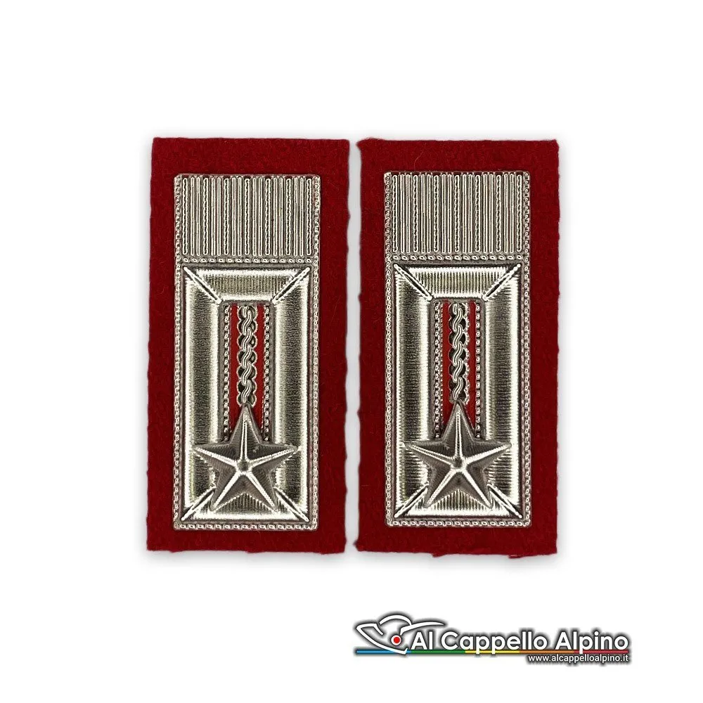 Alamari FAV Carabinieri Polo Tuta OP, plastica, a velcro, 2,7×5,7 cm