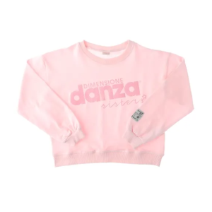 Felpa Girocollo Rosa Dimensione Danza