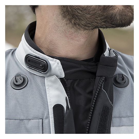 Giacca Moto In Tessuto 3 Strati Hevik Titanium - immagine 3