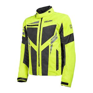 Giacca Moto In Tessuto Traforata Hevik IKARO Nero Giallo Fluo