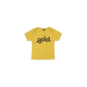 T-shirt Neonato Gialla “Logone”