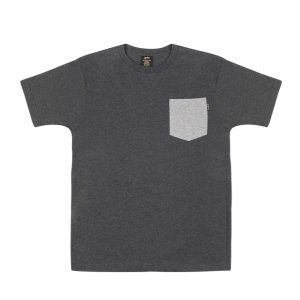 T-Shirt Grigio Scuro “Taschino Chiaro”