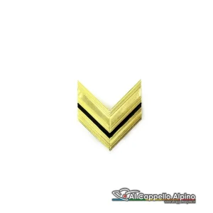Gradi FAV Esercito Italiano spallina Sergente, metallo, a vite