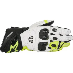 Guanti Alpinestars Gp Pro R2 Black White Yellow Fluo