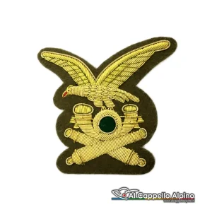 Fregio Artiglieria Alpina (Ricamato a Mano)