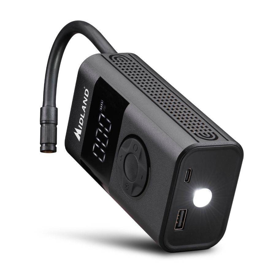 Compressore ad Aria Portatile Midland con Power Bank - immagine 5
