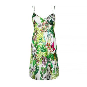 Abito corto in fantasia tropicale Lise Charmel