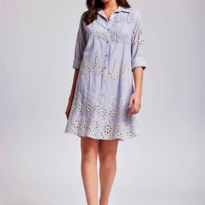 Abito corto lilla Romina Iconique