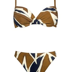 Bikini Donna Fantasia Marrone Blu – Maryan Mehlhorn