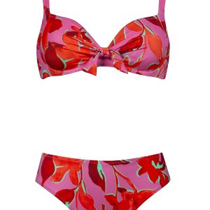 Bikini Ferretto Donna Fantasia Rosa – Lidea