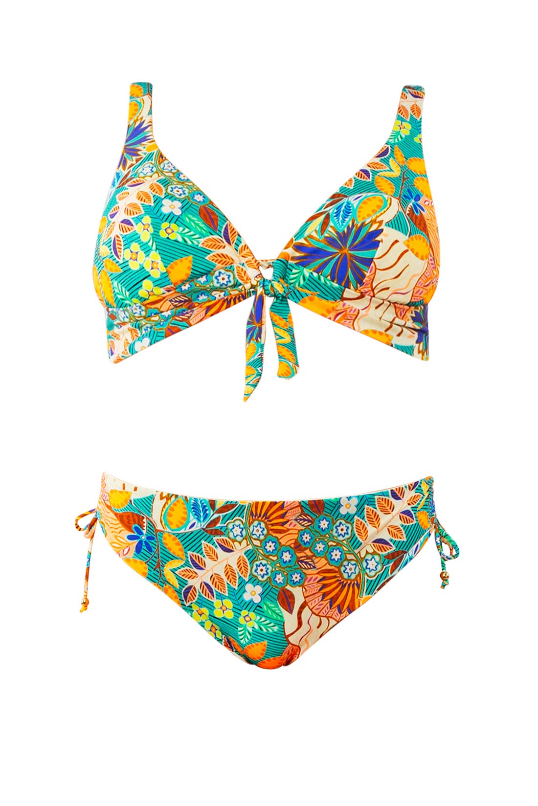 Bikini ferretto con slip coulisse jungla Verdissima - immagine 2