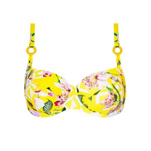 Bikini giallo con slip coulisse Lise Charmel