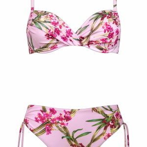 Bikini rosa in fantasia con slip coulisse Maryan Mehlhorn