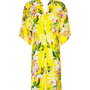 Caftano corto in fantasia Jardin Lise Charmel