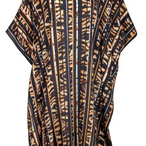 Caftano corto in fantasia etnica Charmline