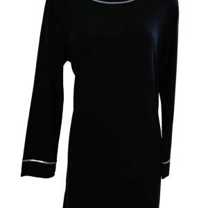 Camicia da notte Corta Modal Nera – Paladini