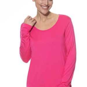 Maglia a manica lunga fucsia Mey