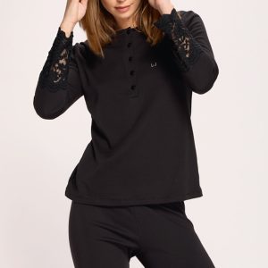 Pigiama a serafino con Pizzo – Liu Jo