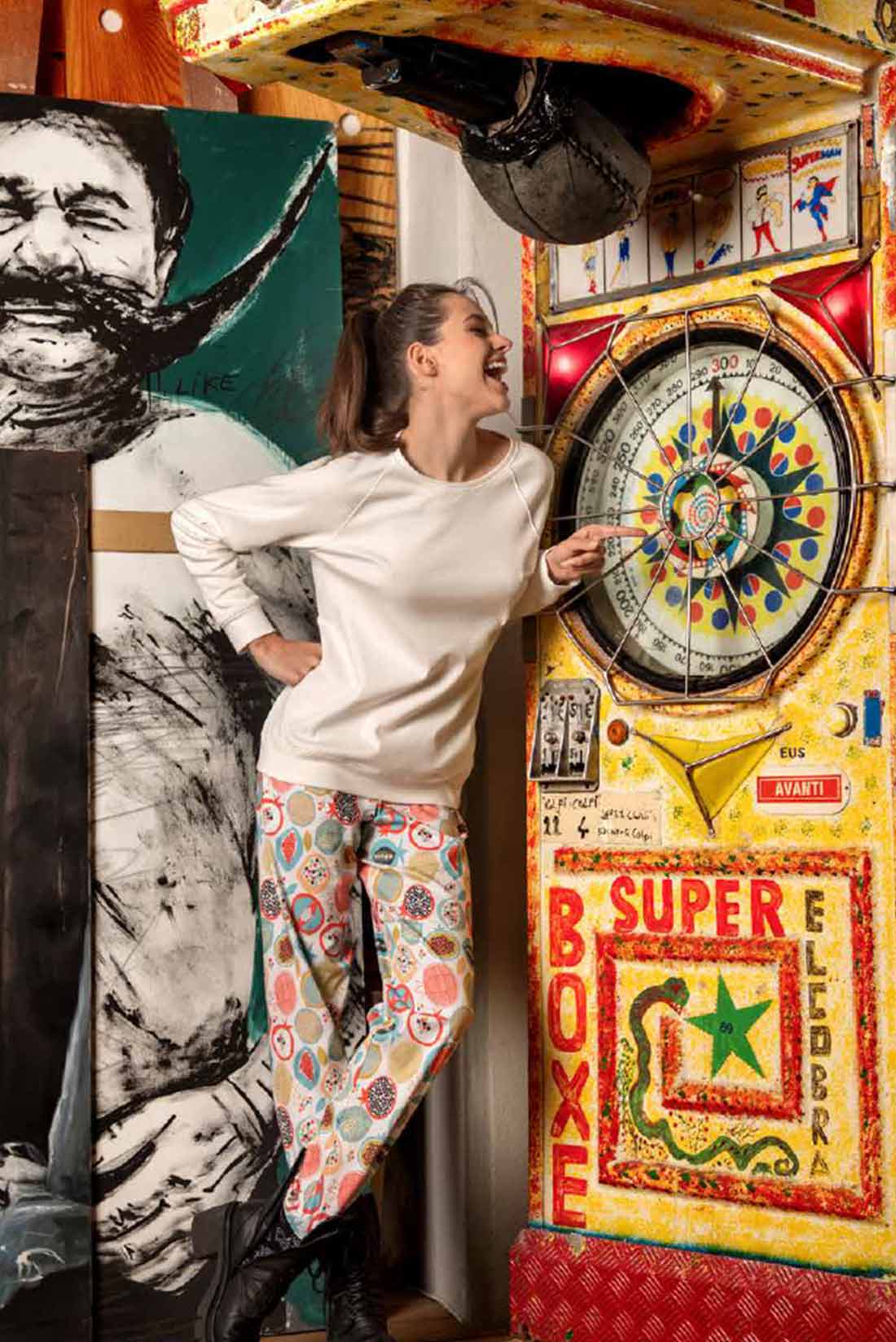 Pigiama a girocollo in fantasia agrumi Jaloe - immagine 3