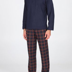 Pigiama a serafino scozzese Girona Julipet