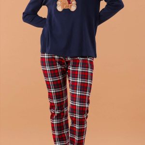 Pigiama in fantasia orsetto blu MaryPlaid