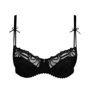 Reggiseno Balconcino Pizzo Nero Noova – Marie Jo
