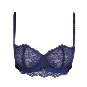 Reggiseno a balconcino in pizzo blu Musea MarieJo