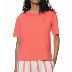 T-shirt corallo Mey