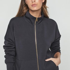 Tuta da donna con zip grigio antracite Selmark