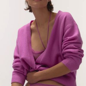 LOVE Stories Iris Cardigan Purple