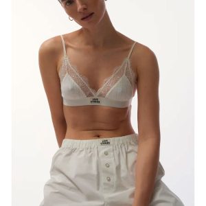 LOVE Stories Bralette Love Lace White