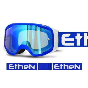 Maschera Ethen da Enduro Basic Blu Dirt