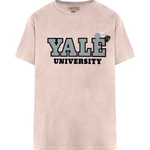 T-shirt “UNIVERSITÀ”Rosa Tenue