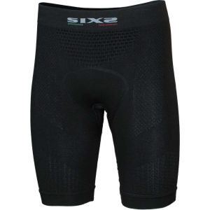 Pantaloncino Corto da Ciclismo Sixs Nero e Grigio