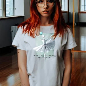 T-Shirt Dance Paper Grey