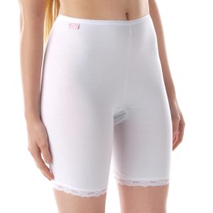 Mutanda lunga anti sfregamento in cotone elasticizzato