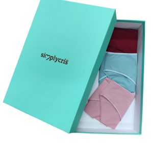 Confezione risparmio di 3 slip donna colorati altezza standard