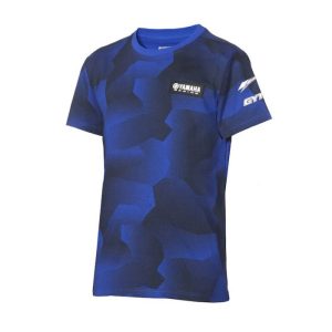 T-Shirt Yamaha mimetica Paddock Blue bambino