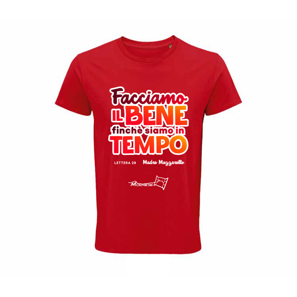 T-shirt rossa facciamo il bene - immagine 2