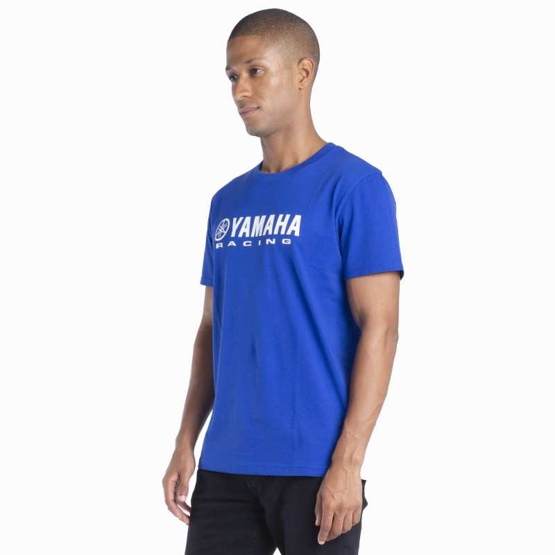 T-Shirt Yamaha da Uomo Paddock Blue Essential Cork - immagine 3