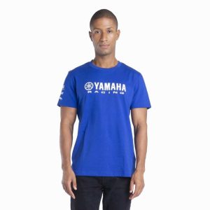 T-Shirt Yamaha da Uomo Paddock Blue Essential Cork